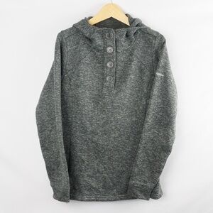 Columbia Heather Gray Darling Days Long Sleeve Pullover with Hood, Small